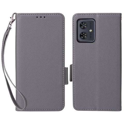 For Motorola Moto G54 5G / G54 Power 5G / G64 5G / G64y 5G Case Wallet Stand Phone Cover with Strap