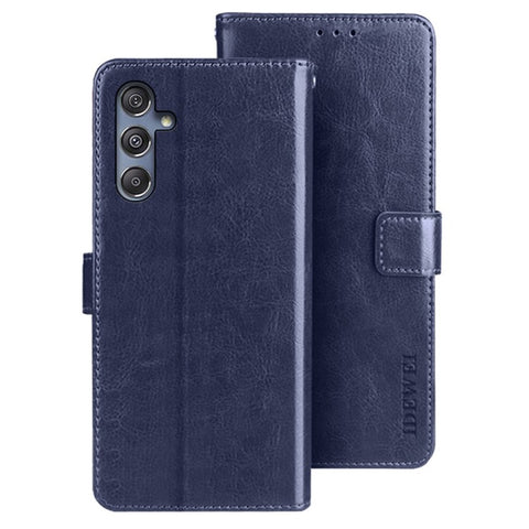 IDEWEI For Samsung Galaxy M34 5G / F34 5G Case Crazy Horse Texture Wallet Cover
