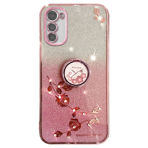 KADEM For Motorola Moto E32 4G / E32s 4G Case Ring Kickstand TPU Smartphone Cover