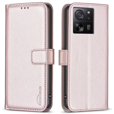 BINFEN COLOR BF17 For Xiaomi 13T Pro / 13T / Redmi K60 Ultra Case Wallet Leather Cell Phone Cover with Stand