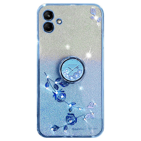 KADEM For Samsung Galaxy F14 5G / M14 5G TPU Case Glitter Cellphone Kickstand Cover