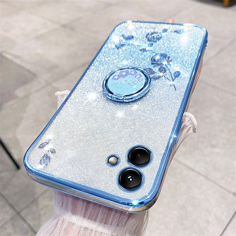 KADEM For Samsung Galaxy F14 5G / M14 5G TPU Case Glitter Cellphone Kickstand Cover