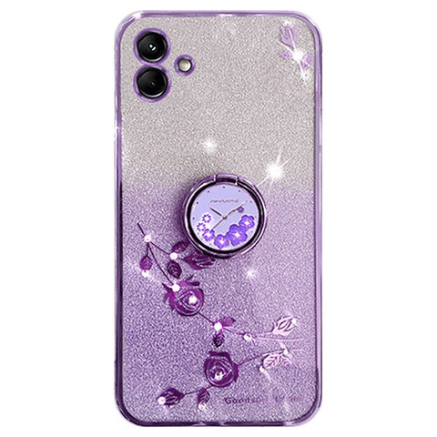 KADEM For Samsung Galaxy F14 5G / M14 5G TPU Case Glitter Cellphone Kickstand Cover