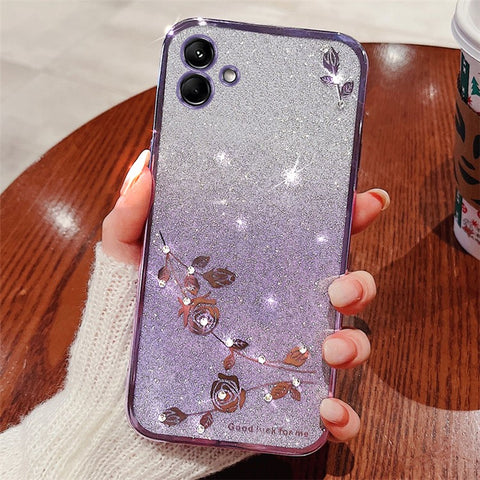 KADEM For Samsung Galaxy F14 5G / M14 5G Case TPU Flower Pattern Phone Back Cover