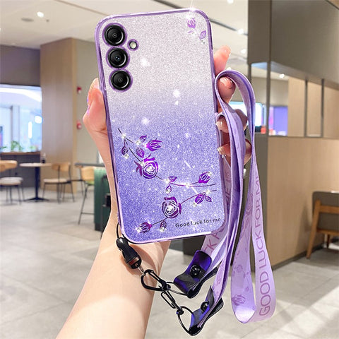 KADEM Cell Phone Cover for Samsung Galaxy M54 5G / F54 5G Case TPU Phone Shell with Strap