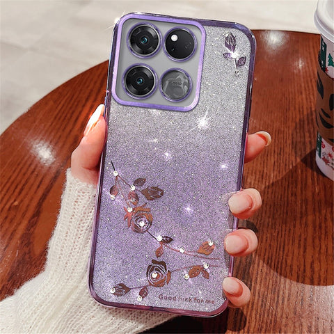 KADEM Phone Case For OnePlus 10T 5G / Ace Pro 5G Phone Shell Flower Decor Cover
