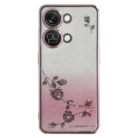 KADEM For OnePlus Ace 2V / Nord 3 5G Shockproof Phone Cover Case Flower Decor Shell