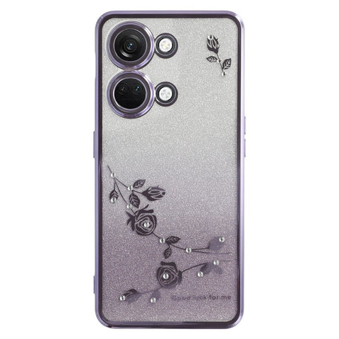 KADEM For OnePlus Ace 2V / Nord 3 5G Shockproof Phone Cover Case Flower Decor Shell