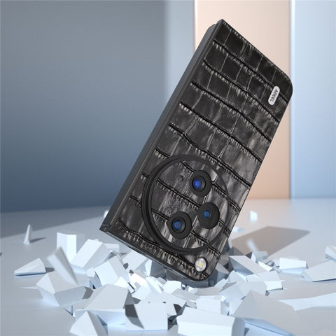 ABEEL For Oppo Find N3 5G / OnePlus Open Case Genuine Cow Leather+PC Back Phone Cover