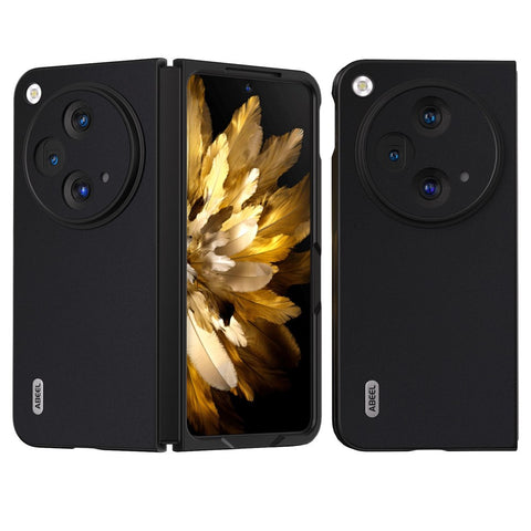 ABEEL For Oppo Find N3 5G / OnePlus Open Case Genuine Cow Leather+PC Soft-touch Cover