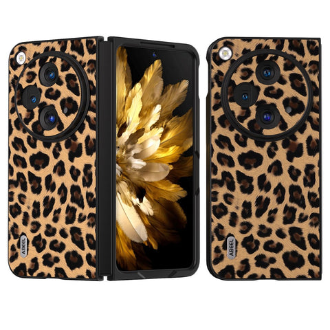 ABEEL For Oppo Find N3 5G / OnePlus Open Case Leopard Pattern Leather Back Cover