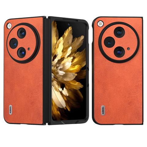 ABEEL For Oppo Find N3 5G / OnePlus Open Case PU Leather Cowhide Texture Phone Back Cover