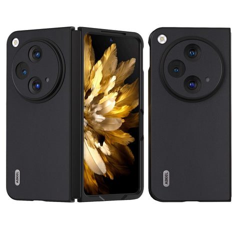 ABEEL For Oppo Find N3 5G / OnePlus Open Case Genuine Cow Leather + Hard PC Shell