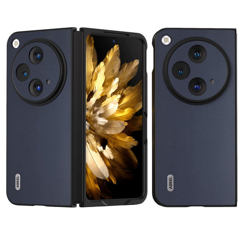 ABEEL For Oppo Find N3 5G / OnePlus Open Case Genuine Cow Leather + Hard PC Shell