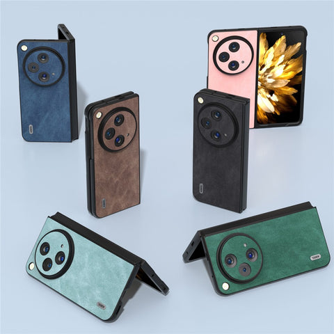 ABEEL For Oppo Find N3 5G / OnePlus Open Slim Fit PU Leather Coated PC Phone Cover