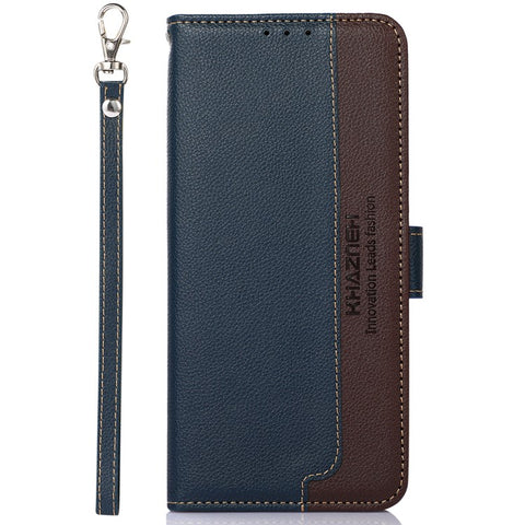 KHAZNEH For Xiaomi Redmi 13C 4G / 13C 5G / Poco C65 4G / Poco M6 5G / 13R 5G Case RFID Blocking Phone Leather Cover
