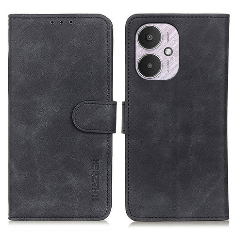 KHAZNEH For Xiaomi Redmi 13C 4G / 5G / 13R 5G / Poco M6 5G / Poco C65 4G Case Phone Shell PU Leather Retro Stand Cell Phone Cover