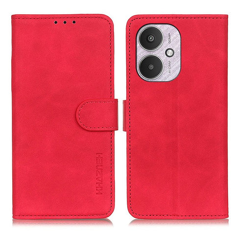 KHAZNEH For Xiaomi Redmi 13C 4G / 5G / 13R 5G / Poco M6 5G / Poco C65 4G Case Phone Shell PU Leather Retro Stand Cell Phone Cover