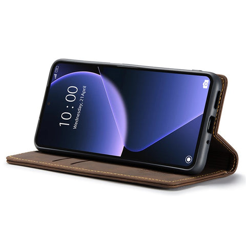 CASEME 013 Series For Xiaomi 13T / 13T Pro / Redmi K60 Ultra Case PU Leather Folio Stand Phone Cover