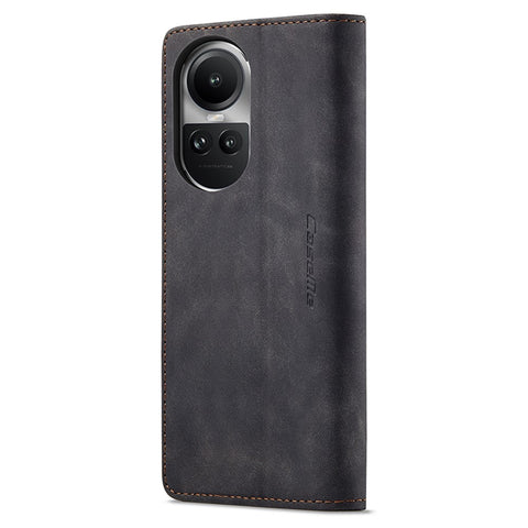 CASEME 013 Series For Oppo Reno10 5G (Global) /  Reno10 Pro 5G (Global) Case PU Leather Wallet Flip Cover