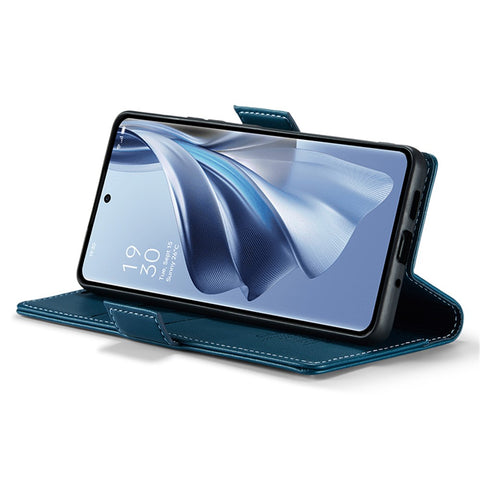 For Oppo Reno10 5G (Global) / Reno10 Pro 5G (Global) Leather Case CASEME 023 RFID Blocking 3 Card Slot Mobile Cover