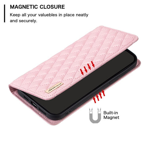 BINFEN COLOR BF Style-16 For Xiaomi Redmi 13C 4G / 13C 5G / 13R 5G / Poco M6 5G / Poco C65 4G Case Card Holder Book Style Leather Cover