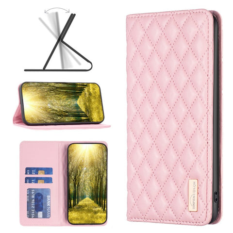 BINFEN COLOR BF Style-16 For Xiaomi Redmi 13C 4G / 13C 5G / 13R 5G / Poco M6 5G / Poco C65 4G Case Card Holder Book Style Leather Cover