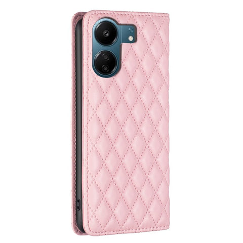 BINFEN COLOR BF Style-16 For Xiaomi Redmi 13C 4G / 13C 5G / 13R 5G / Poco M6 5G / Poco C65 4G Case Card Holder Book Style Leather Cover