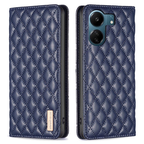 BINFEN COLOR BF Style-16 For Xiaomi Redmi 13C 4G / 13C 5G / 13R 5G / Poco M6 5G / Poco C65 4G Case Card Holder Book Style Leather Cover