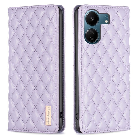 BINFEN COLOR BF Style-16 For Xiaomi Redmi 13C 4G / 13C 5G / 13R 5G / Poco M6 5G / Poco C65 4G Case Card Holder Book Style Leather Cover