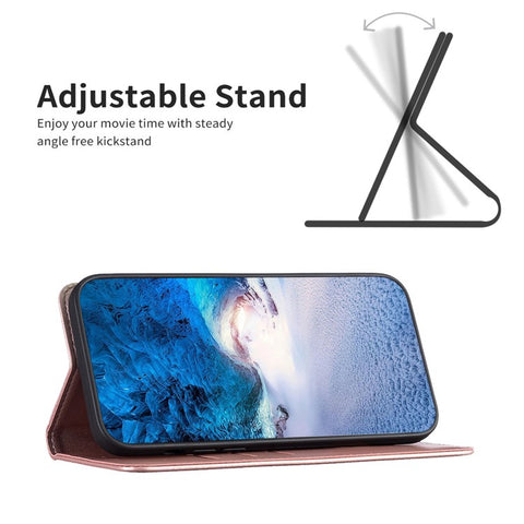 BINFEN COLOR BF18 For Xiaomi Redmi 13C 4G / 13C 5G / 13R 5G / Poco M6 5G / Poco C65 4G Case Folio Flip PU Leather Phone Cover