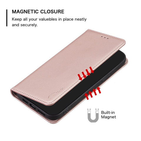 BINFEN COLOR BF18 For Xiaomi Redmi 13C 4G / 13C 5G / 13R 5G / Poco M6 5G / Poco C65 4G Case Folio Flip PU Leather Phone Cover