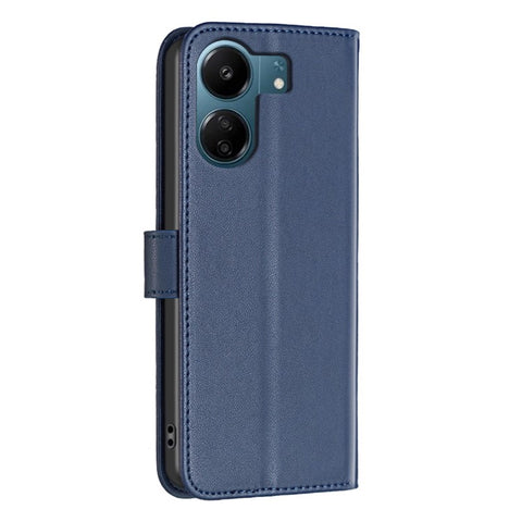 BINFEN COLOR BF17 For Xiaomi Redmi 13C 4G / 13C 5G / 13R 5G / Poco M6 5G / Poco C65 4G Case PU Leather Horizontal Stand Phone Cover