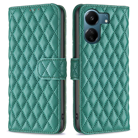 BINFEN COLOR BF Style-14 For Xiaomi Redmi 13C 4G / 13C 5G / 13R 5G / Poco M6 5G / Poco C65 4G Case Stand Leather Cover with Wallet