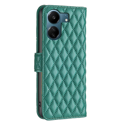 BINFEN COLOR BF Style-14 For Xiaomi Redmi 13C 4G / 13C 5G / 13R 5G / Poco M6 5G / Poco C65 4G Case Stand Leather Cover with Wallet