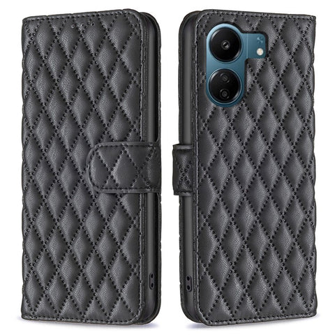 BINFEN COLOR BF Style-14 For Xiaomi Redmi 13C 4G / 13C 5G / 13R 5G / Poco M6 5G / Poco C65 4G Case Stand Leather Cover with Wallet