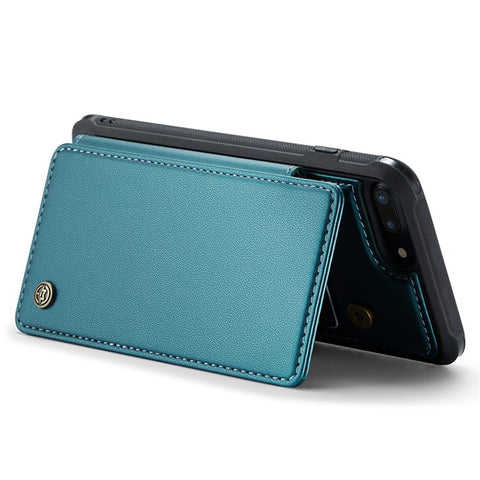 For iPhone 6 Plus / 7 Plus / 8 Plus / 6s Plus Phone Case CASEME C22 Leather Back Cover with RFID Blocking Card Slots