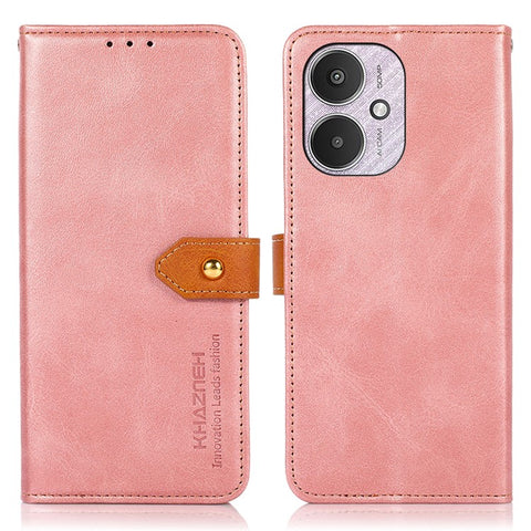 KHAZNEH For Xiaomi Redmi 13C 4G / 13C 5G / Poco C65 4G / Poco M6 5G / 13R 5G Case PU Leather Fully Wrapped Phone Cover