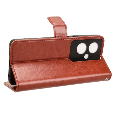 For Oppo A79 5G / A2 5G / OnePlus Nord N30 SE 5G Case PU Leather Crazy Horse Texture Wallet Phone Cover