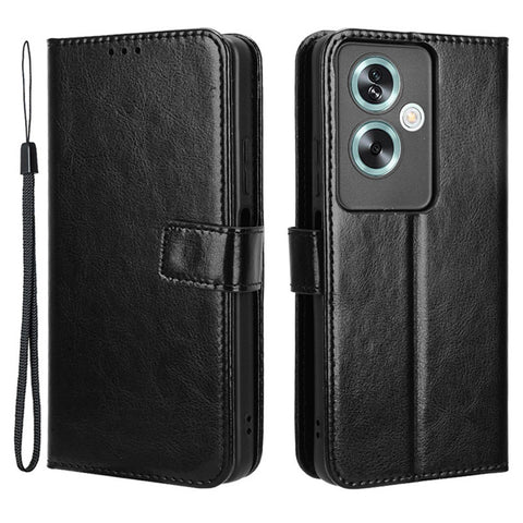 For Oppo A79 5G / A2 5G / OnePlus Nord N30 SE 5G Case PU Leather Crazy Horse Texture Wallet Phone Cover