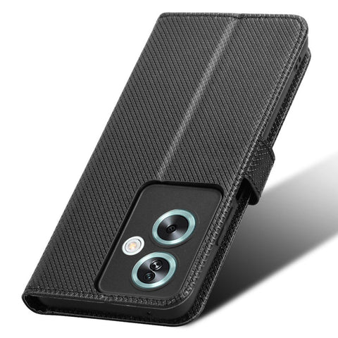 For Oppo A79 5G / A2 5G / OnePlus Nord N30 SE 5G Case Stand Wallet Diamond Texture Phone Cover