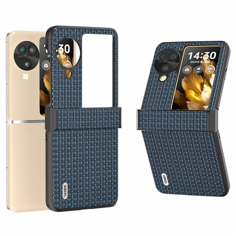 ABEEL For Oppo Find N3 Flip 5G Phone Case Hinge Design Anti-Slip Cover