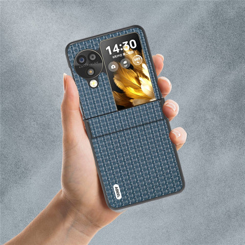 ABEEL For Oppo Find N3 Flip 5G Phone Case Hinge Design Anti-Slip Cover