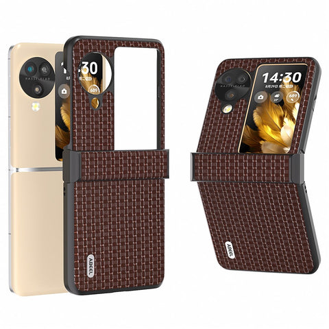 ABEEL For Oppo Find N3 Flip 5G Phone Case Hinge Design Anti-Slip Cover