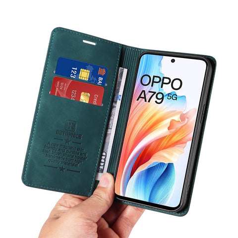 BETOPNICE 003 for Oppo A79 5G / A2 5G Case Flip Wallet RFID Blocking Phone Stand Cover