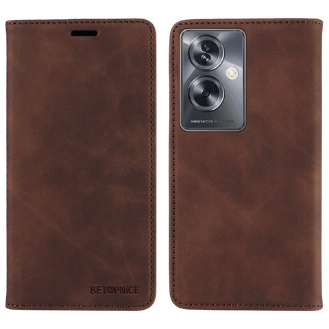 BETOPNICE 003 for Oppo A79 5G / A2 5G Case Flip Wallet RFID Blocking Phone Stand Cover