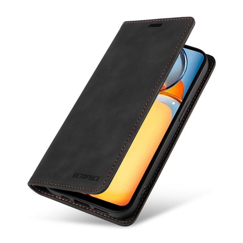 BETOPNICE 003 for Xiaomi Redmi 13C 4G / 5G / 13R 5G / Poco M6 5G / Poco C65 4G Case RFID Blocking Phone Foldable Stand Cover