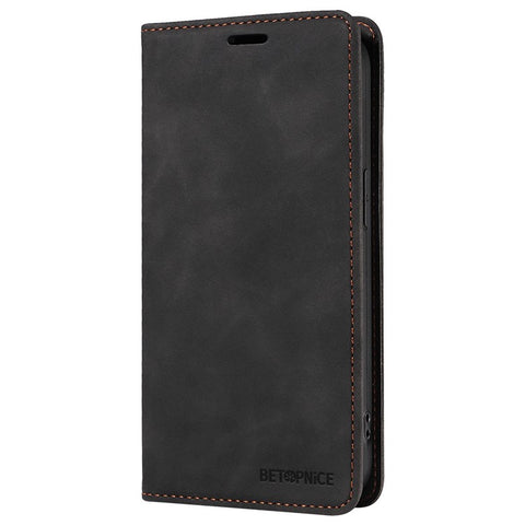 BETOPNICE 003 for Xiaomi Redmi 13C 4G / 5G / 13R 5G / Poco M6 5G / Poco C65 4G Case RFID Blocking Phone Foldable Stand Cover