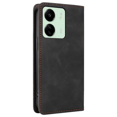 BETOPNICE 003 for Xiaomi Redmi 13C 4G / 5G / 13R 5G / Poco M6 5G / Poco C65 4G Case RFID Blocking Phone Foldable Stand Cover