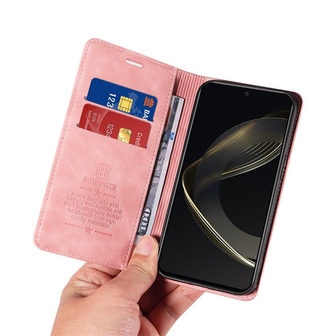 BETOPNICE 003 for Huawei nova 11 SE / nova 12 SE 4G Case RFID Blocking Magnetic Closing Leather Cover